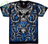 Blue Flame Skull - Liquid Blue